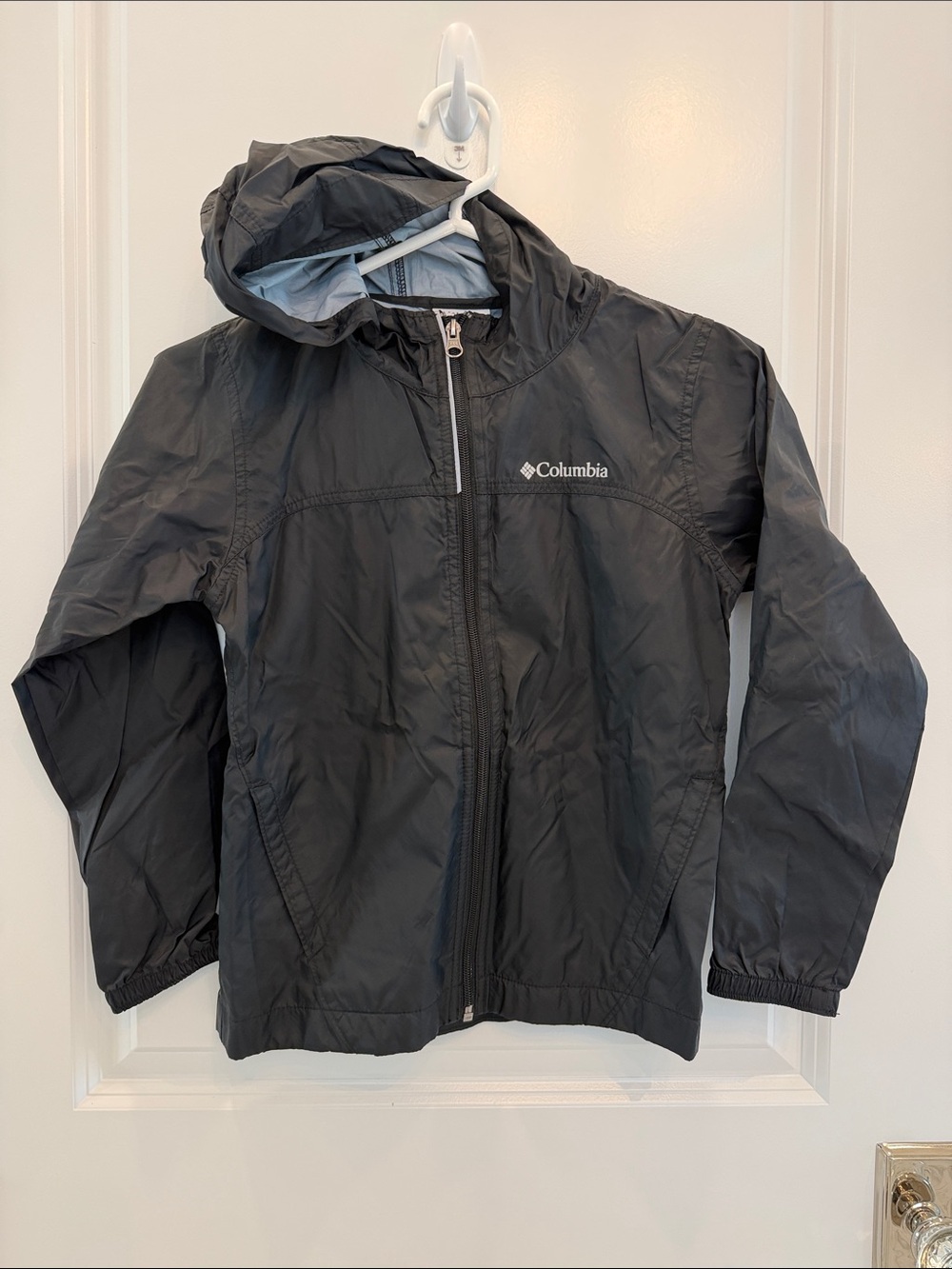 Columbia Kids' Black Lightweight Hooded Jacket